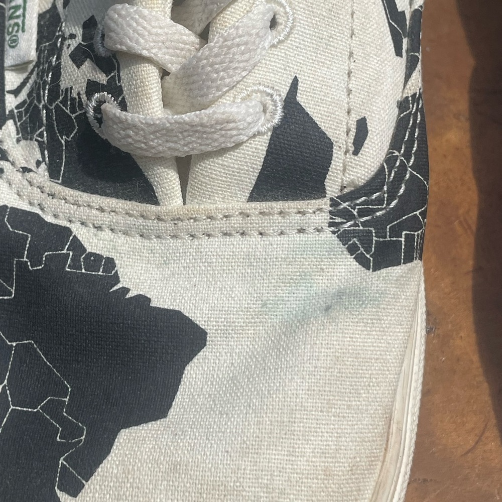 Unisex World Map Vans Skater Shoes - Picture 8 of 8